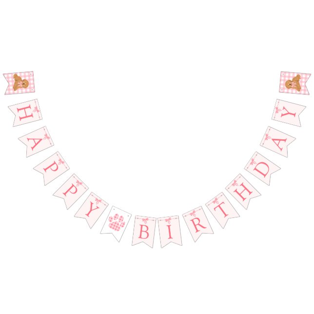 Bandeiras de Aniversário de Golden Doodle com Laço (Todos)