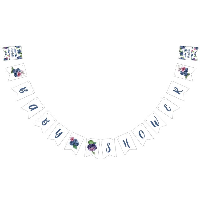 Bandeiras de Bunting de Chuveirinho de Bebê Doce d (Todos)