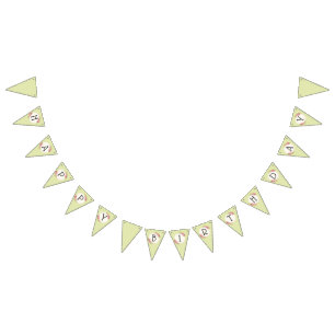 Bandeiras de Bunting de Moldura de Rosas Shabby Ch
