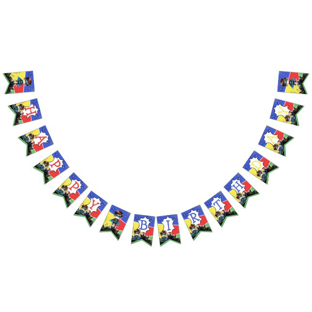 Bandeiras de Bunting do Herói (Todos)