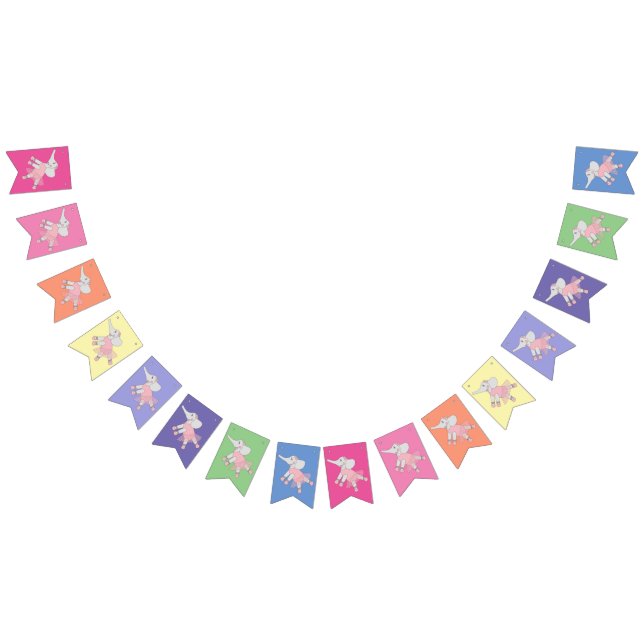 Bandeiras de Bunting Elefante Bailarina Ilusima Ar (Todos)