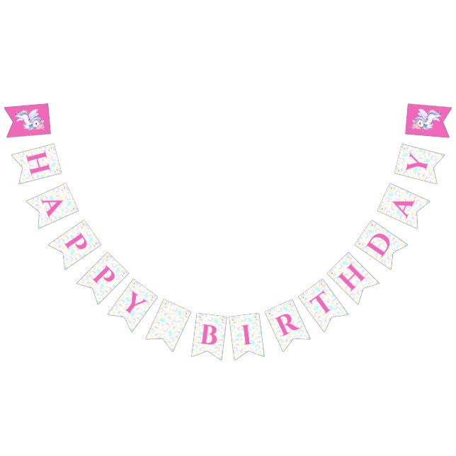 Bandeiras de Bunting Feliz Aniversário. (Todos)