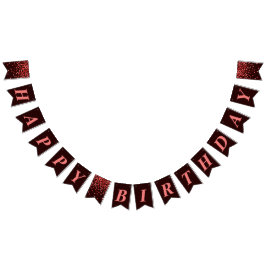 Bandeiras de Bunting Feliz Aniversário Confetes Ve