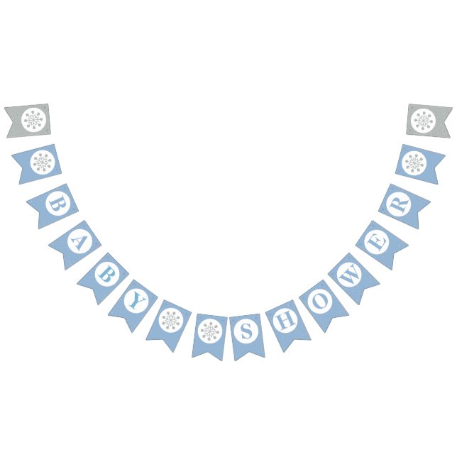 Bandeiras de Bunting para Chá de Bebê - Bebê Menin (Todos)
