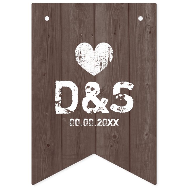 Bandeiras de caserna de madeira de vindima (Primeira Bandeira)