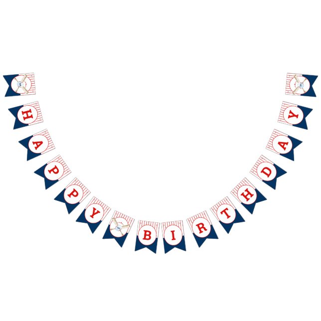 Bandeiras de Festa de aniversário de beisebol (Todos)