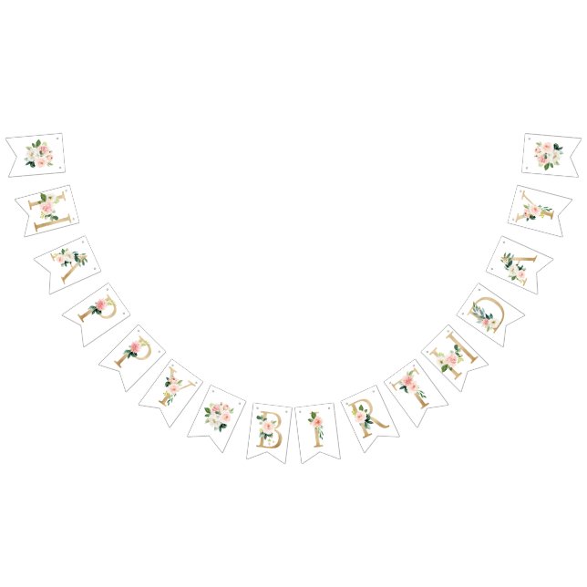 Bandeiras de Parabéns Felizes Florais, Banner (Todos)