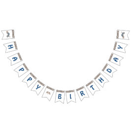 Bandeiras de Quad Bike de 4 Rodas Azuis