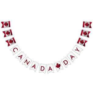 Bandeiras do canadense do dia de Canadá
