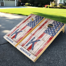 Bandeiras e Estrelas Patriótica Americana