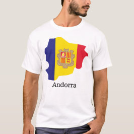 Bandeiras e países Camiseta Andorra