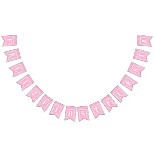 Bandeirinha 1º Aniversário do Fiesta Party Bunting Banner Deco