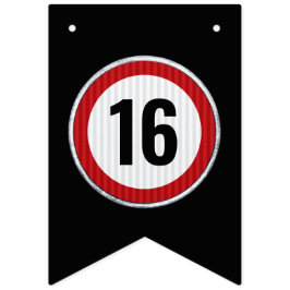 Bandeirinha 16th Birthday Speed Limit