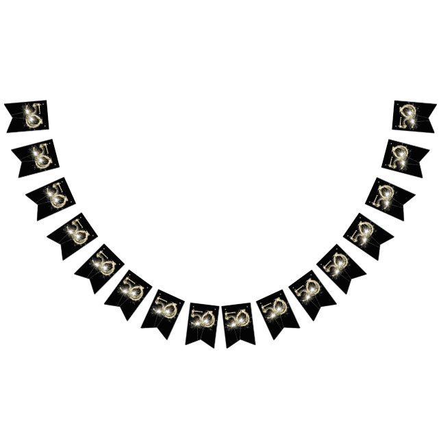 Bandeirinha 50º aniversário ou festa de aniversário (Todos)