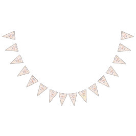 Bandeirinha 50.º Aniversário, moderna e minimalista, Faux Dour