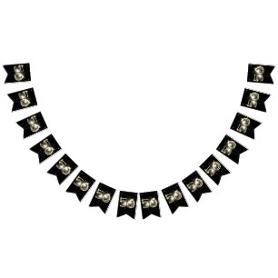 Bandeirinha 50.º Sparklers a preto