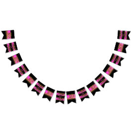 Bandeirinha 50 e Fabuloso Dourado Rosa Rosa 50º aniversário