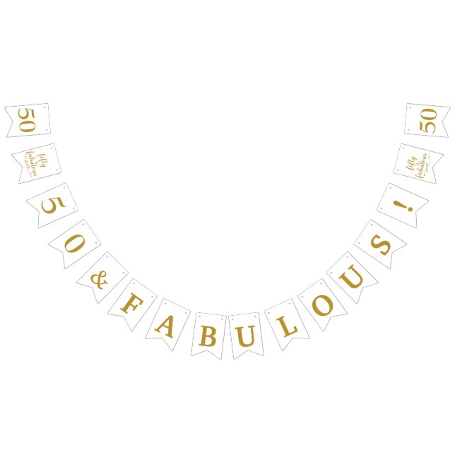 Bandeirinha 50 E Fabuloso Ouro Branco (Todos)