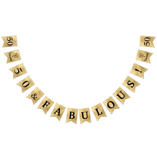 Bandeirinha 50 E Sinalizadores Dourados Fabulosos (Todos)