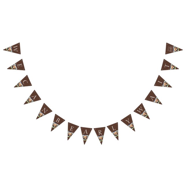 Bandeirinha Aguardar cedo a aventura do filhote espera chá de  (Todos)