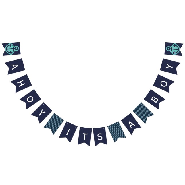 Bandeirinha Ahoy seu uma estamenha náutica do marinho do (Todos)