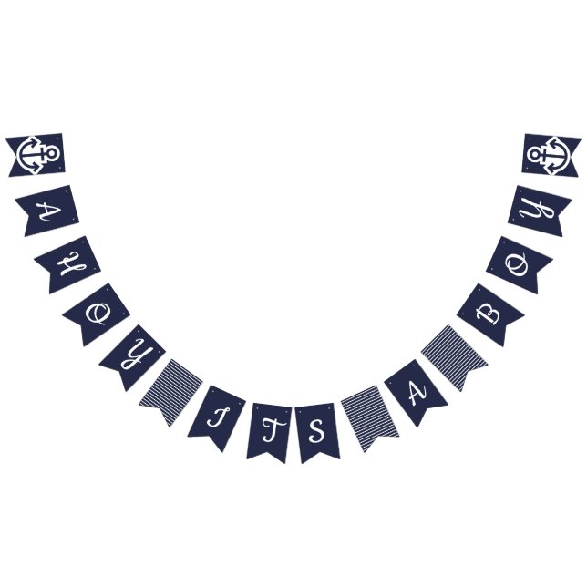 Bandeirinha Ahoy seu uma estamenha náutica do menino (Todos)