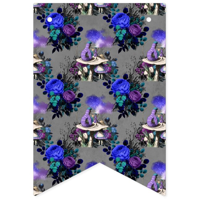 Bandeirinha Alice no País das Maravilhas das Flores Fumantes (Primeira Bandeira)