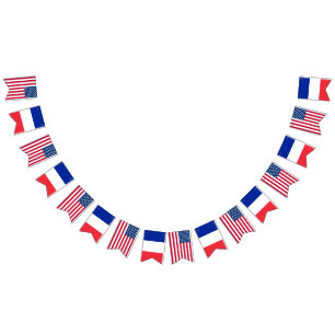 Bandeirinha América França Wedding