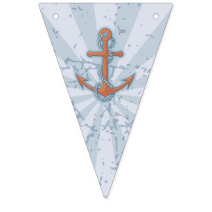 Bandeirinha Âncora com corrente