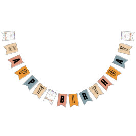 Bandeirinha Animais de Partes Personalizáveis