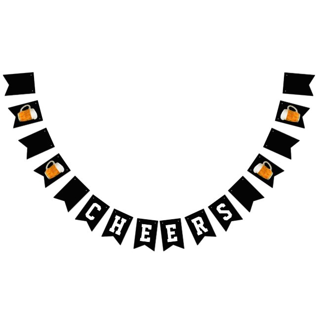 Bandeirinha Aniversário Cerveja Torna Preto (Todos)