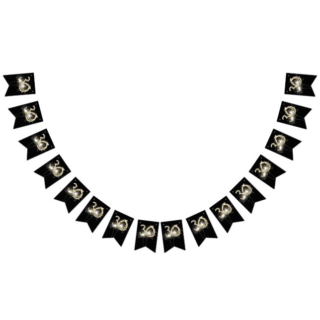 Bandeirinha aniversário de 30 anos ou Festa de Aniversário (Todos)