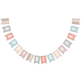 Bandeirinha Aniversário de Amostras de Cores Terrestres e Muçu