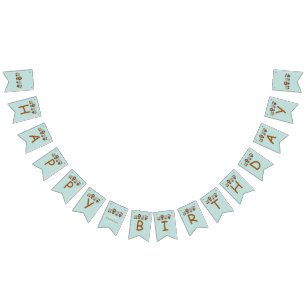 Bandeirinha ANIVERSÁRIO DE CRIANÇA Fiesta do trem TOTALMENTE