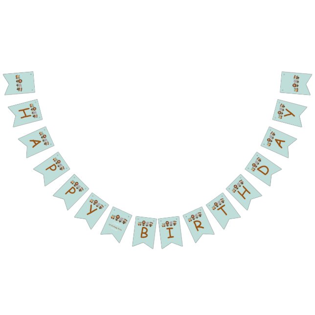 Bandeirinha ANIVERSÁRIO DE CRIANÇA Fiesta do trem TOTALMENTE (Todos)