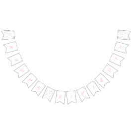 Bandeirinha Aniversário Minimalista Italiano Fofo