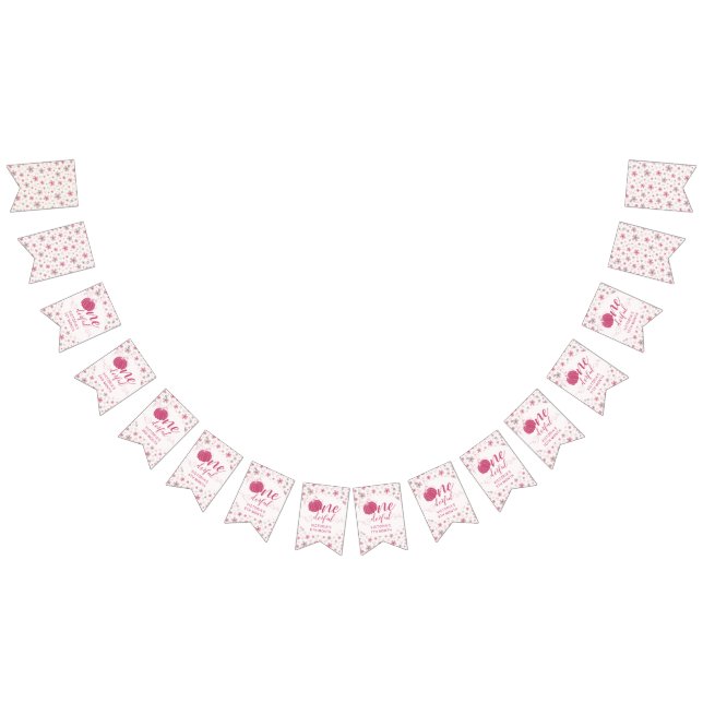 BANDEIRINHA ARCO DE FLORES DE ABÓBORA PINK E ANIVERSÁRIO (Todos)