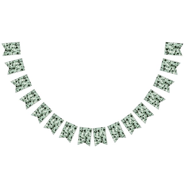 Bandeirinha Arranjo Verde de Sábio Simples Moderno (Todos)