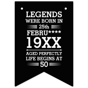 Bandeirinha As Legendas Personalizadas Eram Nasceres na Idade