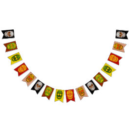 Bandeirinha Aspen Folha Skulls