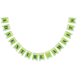 Bandeirinha Aventura Aguarda Chá de fraldas Náutico De Baleias