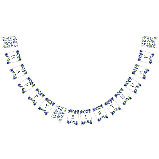 Bandeirinha Azeitona Berry - Primeiro Aniversário Cachinho (Todos)