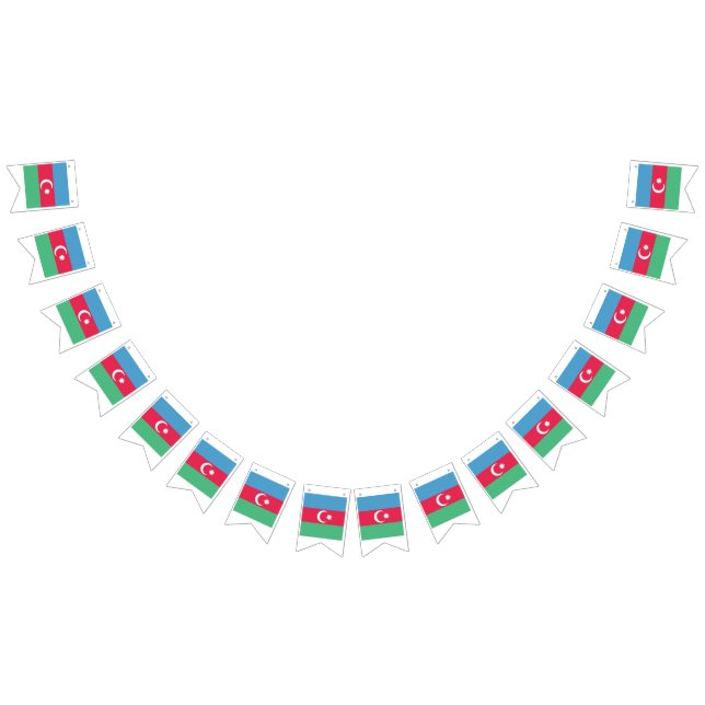 Bandeirinha Azerbaijan Flag Emblem (Todos)