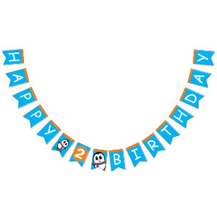 Bandeirinha Bandeiras/faixas de proteção de aniversário de pin