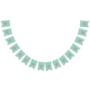 Bandeirinha Bandeirola Swollowtail - Fundo Azul-Piscina Estrel