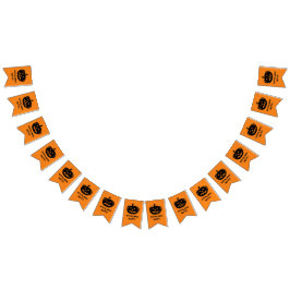 Bandeirinha Bandeirolas personalizadas de festa de Halloween c