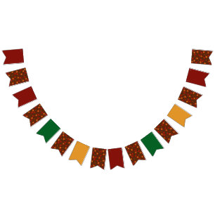 Bandeirinha Bandejas de Natal Vermelhas - Feriado Clássico