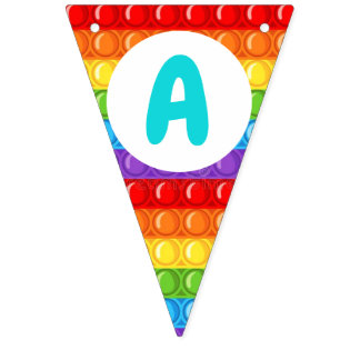 Bandeirinha banderines de pop it