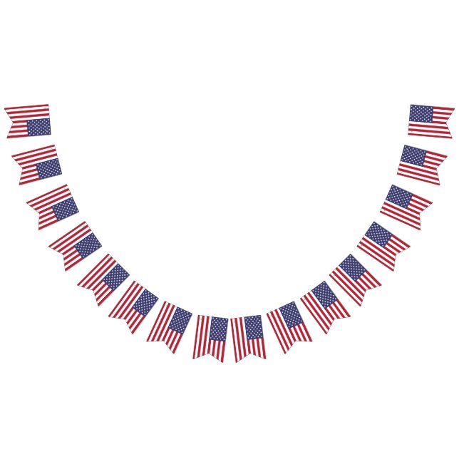 Bandeirinha Banner Americano de Arremesso de Estrelas (Todos)