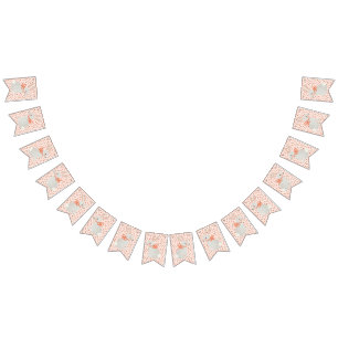 Bandeirinha Banner Bunny e Strawberry Bunting